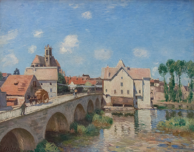 The Bridge at Moret Alfred Sisley